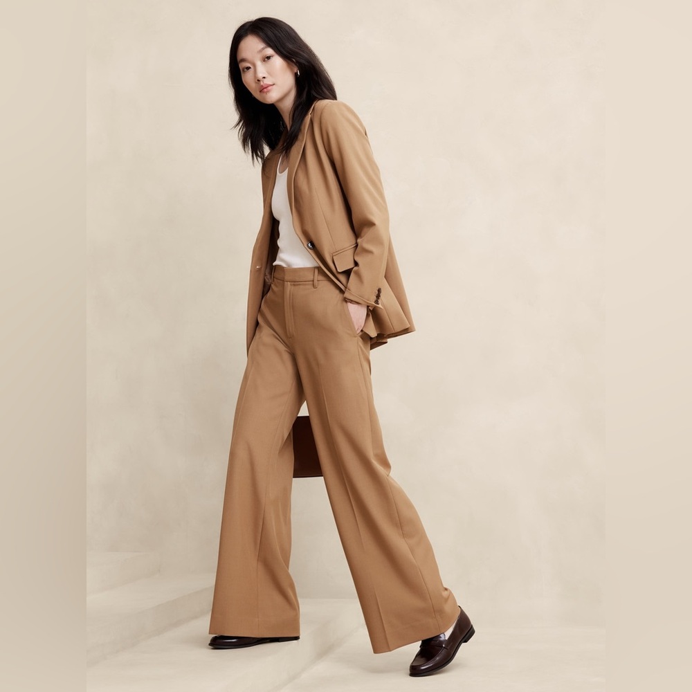 Women’s Plus Size Banana Republic Sculpted Wide-Leg Trouser- NWOT